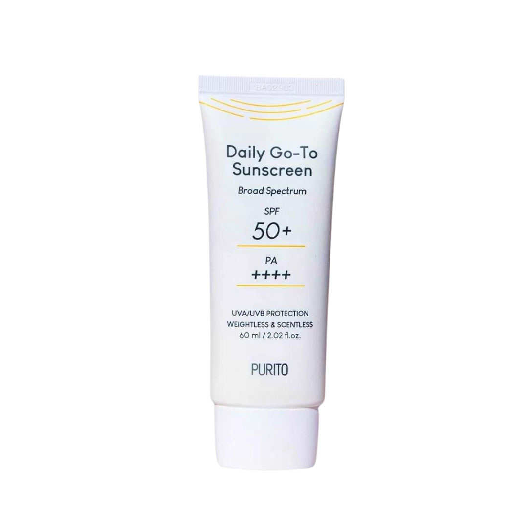PURITO Daily Go-To Sunscreen | Слънцезащитен крем за лице, SPF 50+ PA++++