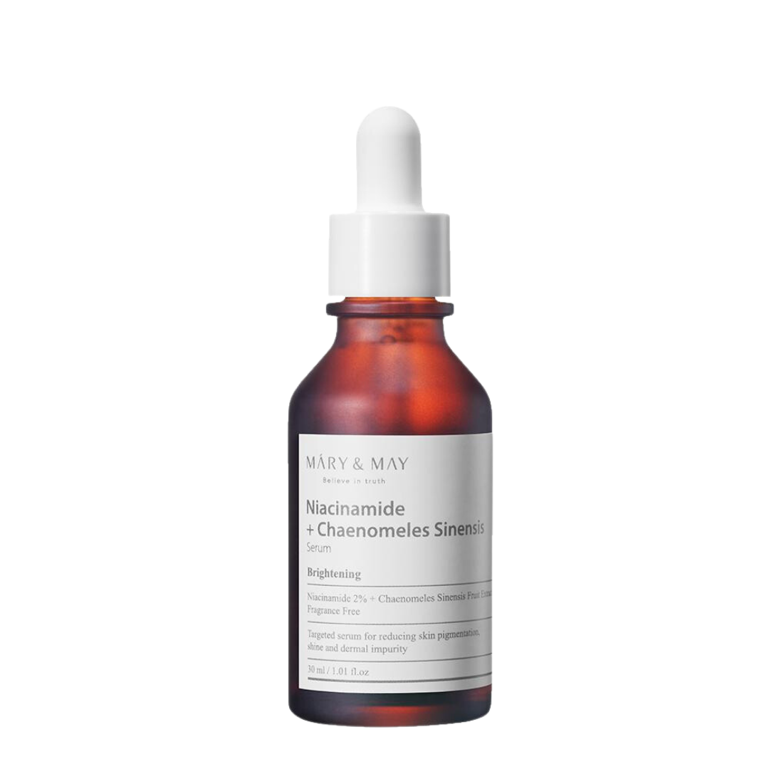 Mary&May Niacinamide + Chaenomeles Sinensis Serum | Серум за лице с 2% ниацинамид и 93% екстракт от плодове на Chaenomeles Sinensis