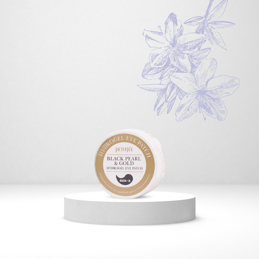 PETITFEE Black Pearl & Gold Eye Patch | Hydrogel eye patches with black pearl and gold