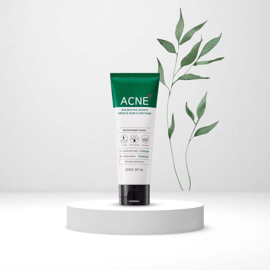 Some By Mi AHA BHA PHA 30 Days Miracle Foam | Почистваща пяна за лице против акне