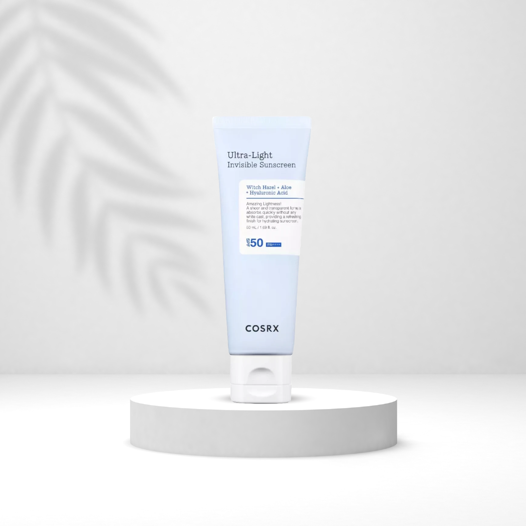 COSRX Ultra Light Invisible Sunscreen | Лек слънцезащитен крем с алое вера и ниацинамид