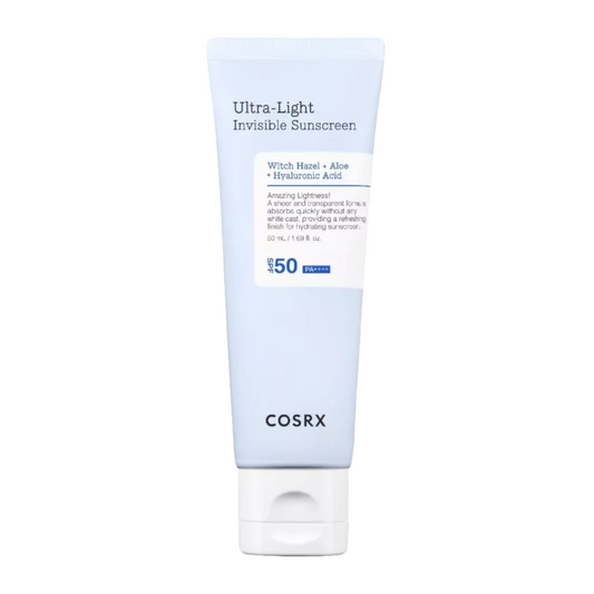COSRX Ultra Light Invisible Sunscreen | Лек слънцезащитен крем с алое вера и ниацинамид