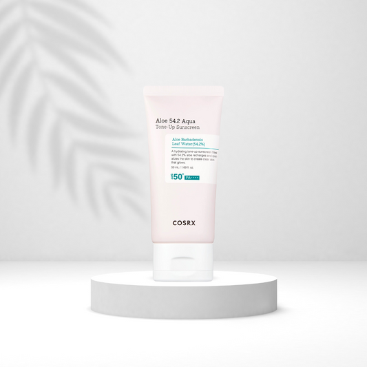 COSRX Aloe 54.2 Aqua Tone-Up Sunscreen | Tinted facial sunscreen SPF 50+