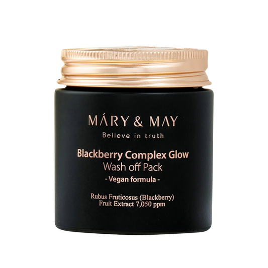 Mary&May Blackberry Complex Glow Wash Off Pack | Озаряваща глинена маска с екстракт от къпина