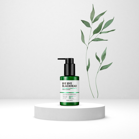 Bye Bye Blackhead 30 Days Miracle Green Tea Tox Bubble Cleanser | Cleansing foaming facial gel with green tea