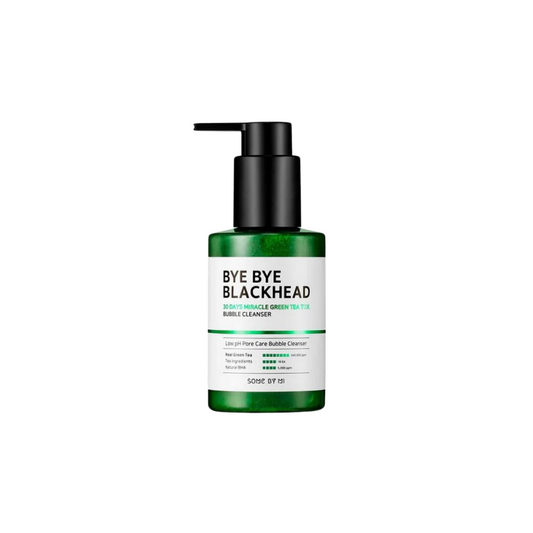 Bye Bye Blackhead 30 Days Miracle Green Tea Tox Bubble Cleanser | Cleansing foaming facial gel with green tea