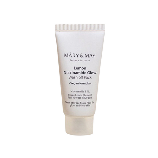 Mary&May Lemon Niacinamide Glow Wash Off Mask Pack Mini | Озаряваща маска с витамин C и ниацинамид