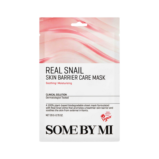 SOME BY MI Real Care Mask Snail Skin Barrier | Restorative and hydrating facial sheet mask