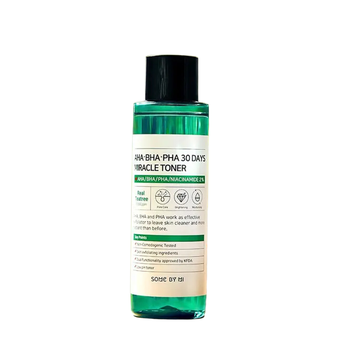SOME BY MI AHA, BHA, PHA 30 Days Miracle Toner | Тонер за лице с нежен пилинг ефект
