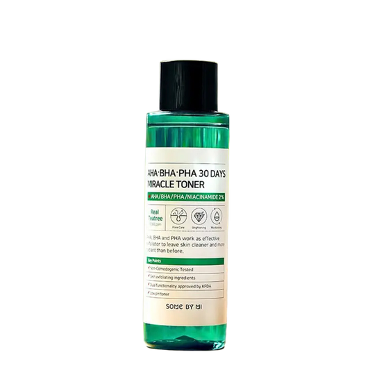 SOME BY MI AHA, BHA, PHA 30 Days Miracle Toner | Facial toner with gentle peeling effect