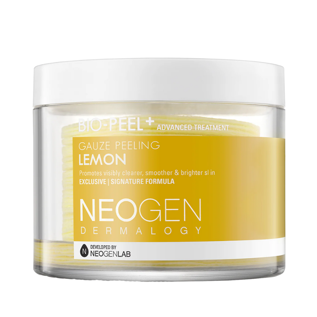 NEOGEN Dermalogy Bio-Peel Gauze Peeling Lemon | Ексфолиращи падове с витамин C за сияен тен
