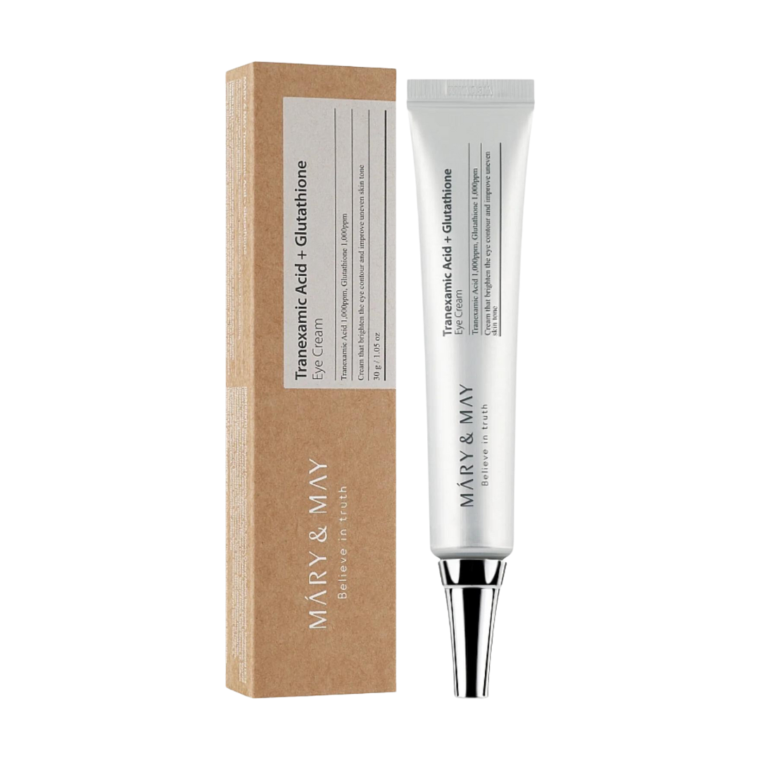 Mary&May Tranexamic Acid + Glutathione Eye Cream | Околоочен крем с транексамова киселина и глутатион (exp. 01.01.2026)