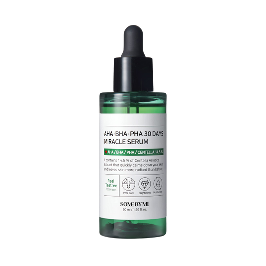 SOME BY MI AHA BHA PHA 30 Days Miracle Serum | Ексфолиращ серум за лице с AHA, BHA, PHA