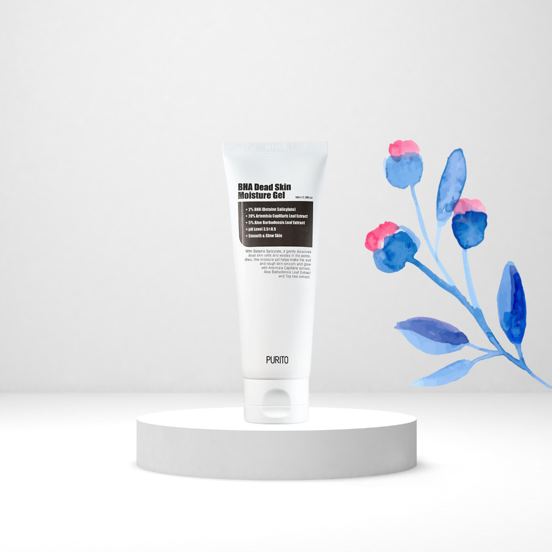 Exfoliating cleansing gel with hydrating effect