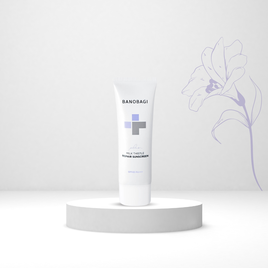 BANOBAGI Milk Thistle Repair Sunscreen Plus | Soothing Sunscreen, SPF45+ PA+++