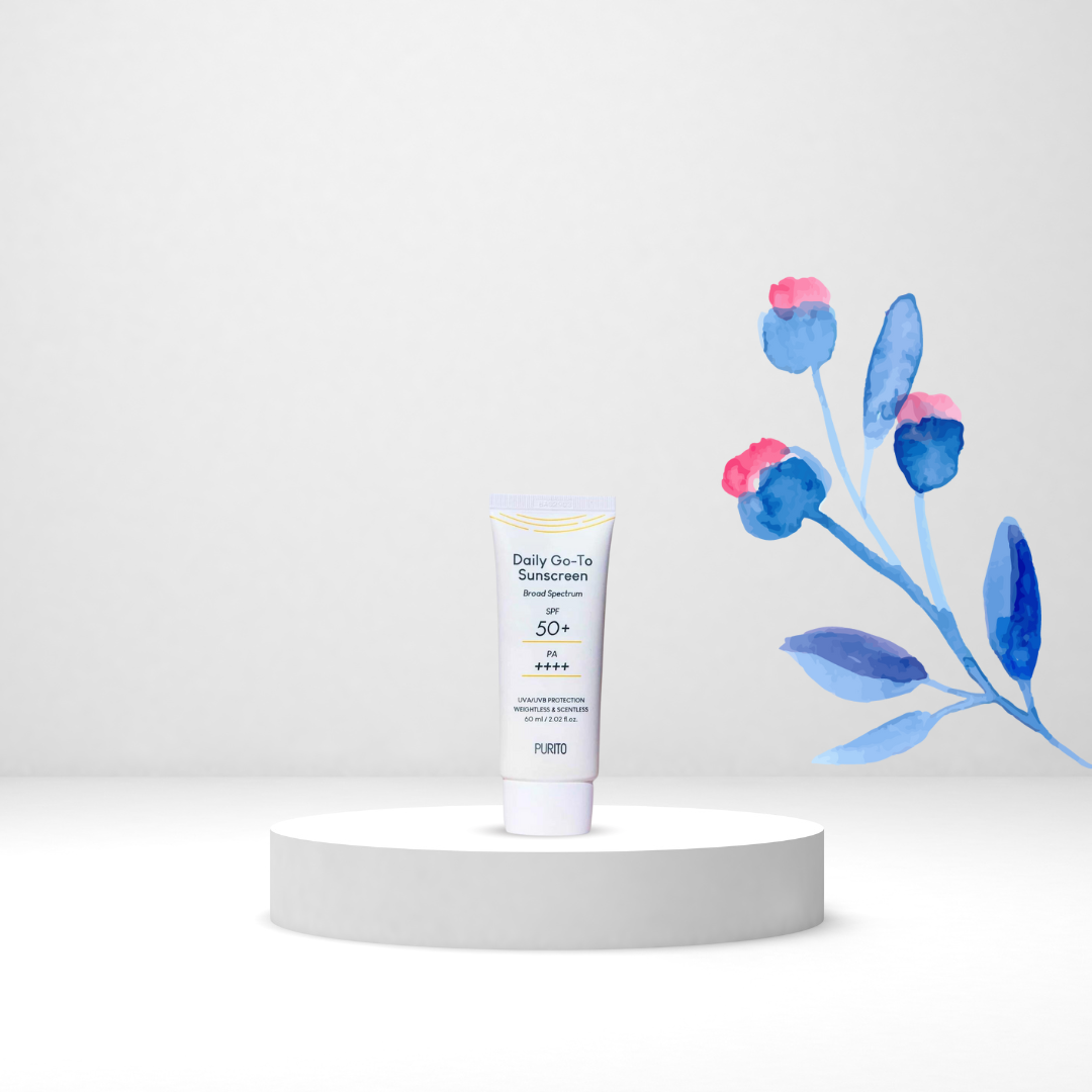 PURITO Daily Go-To Sunscreen | Слънцезащитен крем за лице, SPF 50+ PA++++