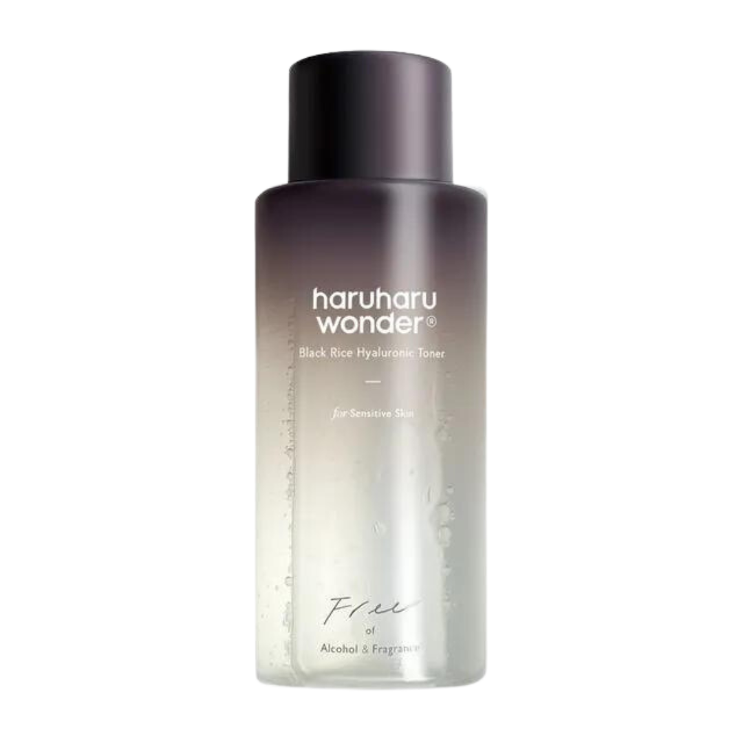 Haruharu WONDER Black Rice Hyaluronic Toner Fragrance Free | Тонер за лице без аромат с черен ориз и хиалуронова киселина