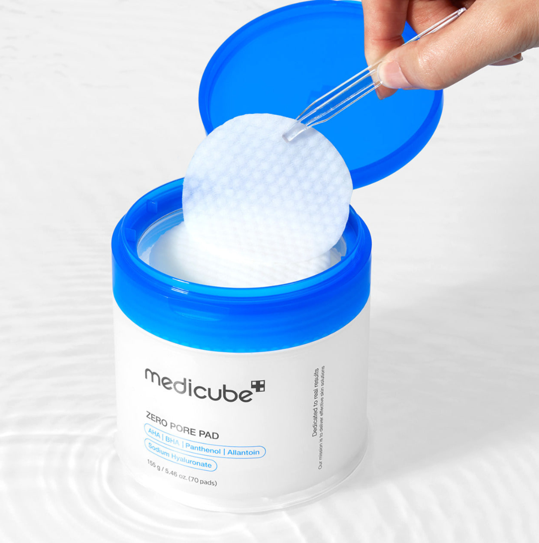 Medicube Zero Pore Pad 2.0 Ексфолиращи тонер падове за свиване на широки пори от azalea.bg магазин за корейска козметика