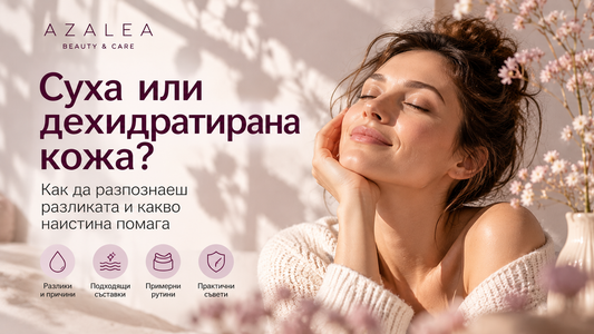Суха или дехидратирана кожа? Как да разпознаеш разликата – Azalea