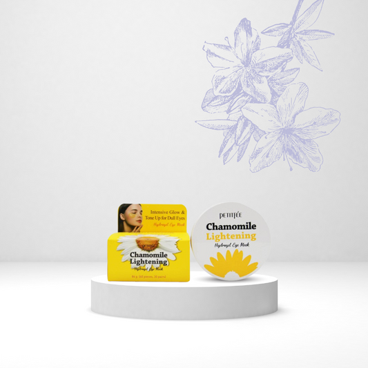 PETITFEE Chamomile Lightening Hydrogel Eye Mask | Изсветляващи пачове за очи с екстракт от лайка