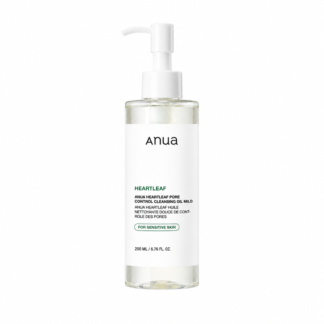 Anua cleansing oil, Anua Heartleaf cleansing oil, почистващо масло за лице, масло за премахване на грим, масло за премахване на SPF, почистващо масло за пори, масло за двойно почистване, Heartleaf почистващо масло, масло за мазна кожа, масло за комбинирана кожа, корейска козметика, K-beauty