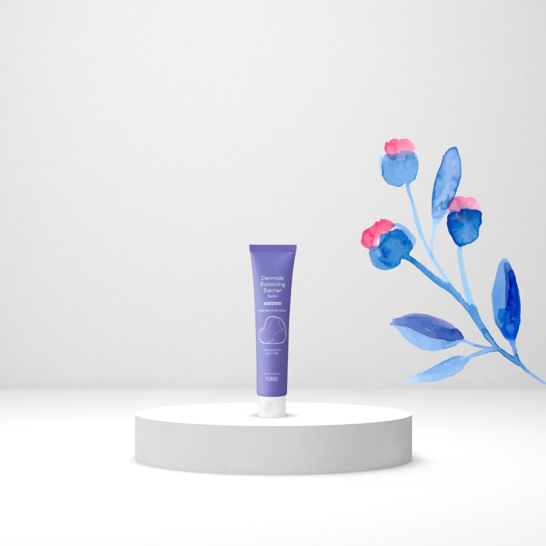 Moisturizing facial balm with ceramides