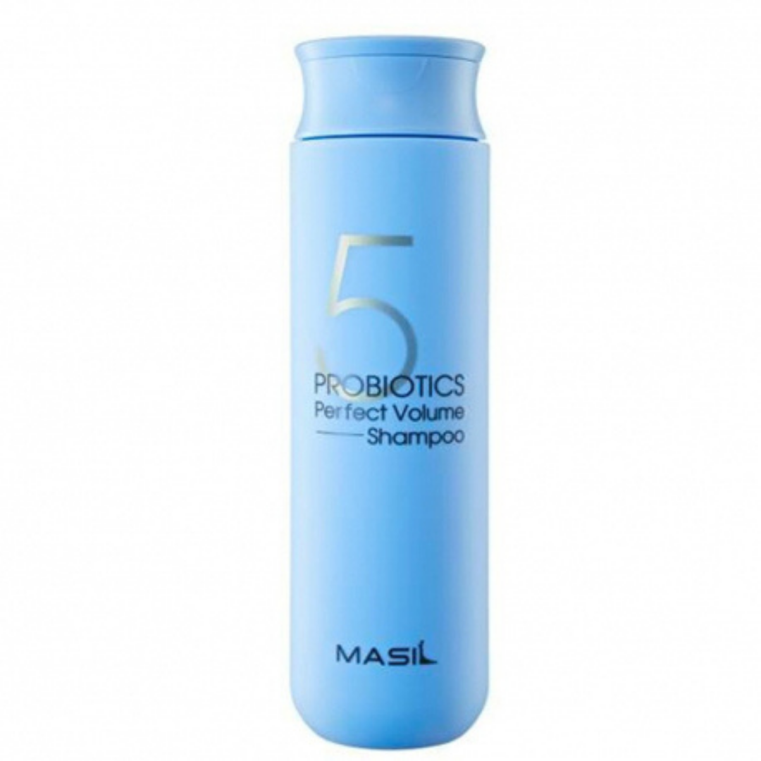 Masil Perfect Volume Shampoo, Masil шампоан за обем, шампоан за тънка коса, шампоан за фина коса, шампоан за плътност, шампоан без утежняване, шампоан с пробиотици, шампоан за обем на косата, корейски шампоан за коса, корейска козметика за коса
