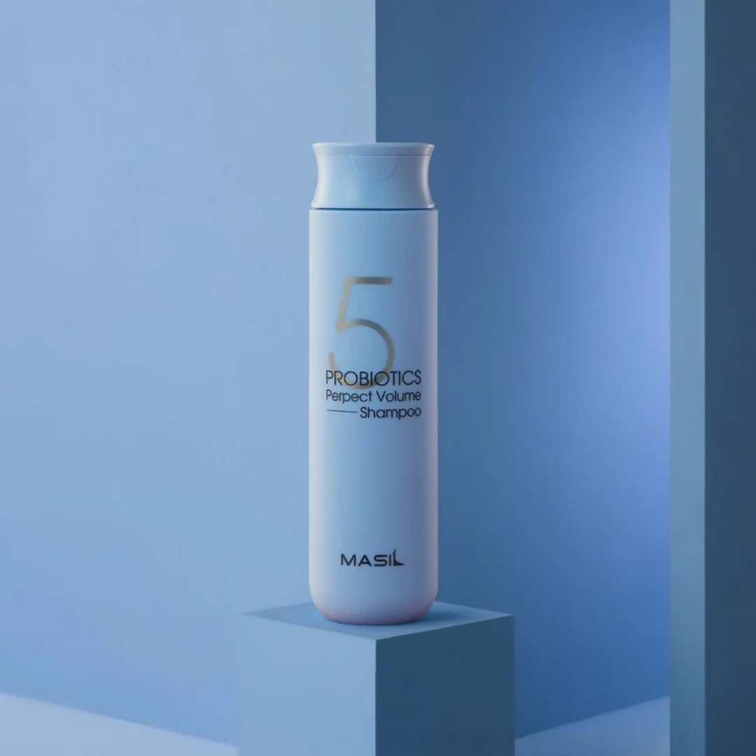 Masil Perfect Volume Shampoo, Masil шампоан за обем, шампоан за тънка коса, шампоан за фина коса, шампоан за плътност, шампоан без утежняване, шампоан с пробиотици, шампоан за обем на косата, корейски шампоан за коса, корейска козметика за коса