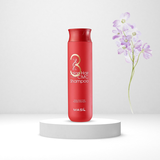 Masil 3 CMC Shampoo, Masil шампоан за увредена коса, възстановяващ шампоан за коса, шампоан за суха коса, шампоан за боядисана коса, шампоан за изрусена коса, шампоан с аминокиселини, CMC шампоан, подхранващ шампоан, корейски шампоан за увредена коса