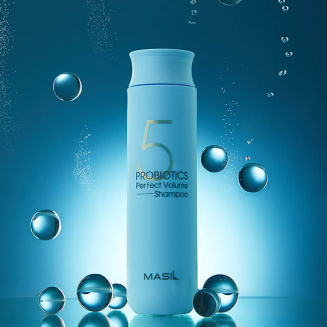 Masil Perfect Volume Shampoo, Masil шампоан за обем, шампоан за тънка коса, шампоан за фина коса, шампоан за плътност, шампоан без утежняване, шампоан с пробиотици, шампоан за обем на косата, корейски шампоан за коса, корейска козметика за коса