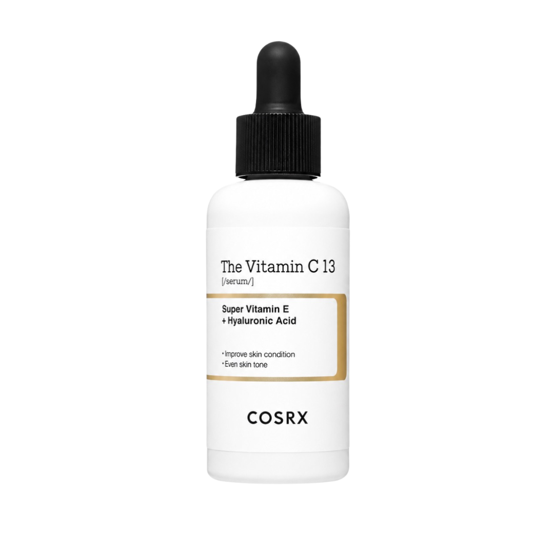 COSRX The Vitamin C 13 Serum - висококонцентриран серум, 13% чиста аскорбинова киселина, изсветляване на пигментни петна, изравняване на тена и подобряване на еластичността на кожата. Корейска козметика от azalea.bg